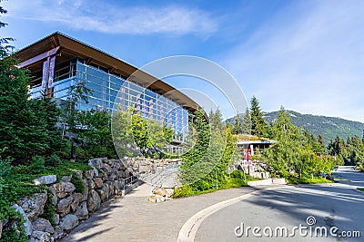 Squamish Lilâ€™wat Cultural Centre is featured as an authentic Indigenous experience Editorial Stock Photo